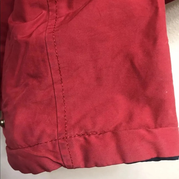 Tommy Hilfiger Men’s Reversible Windbreaker Light Puffer Coat Red Blue M - Picture 7 of 12